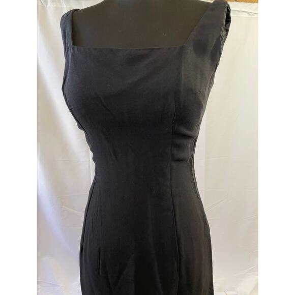 1950s Audrey Hepburn Style Little Black Cocktail Dress – Size 2 - Picture 6 of 16